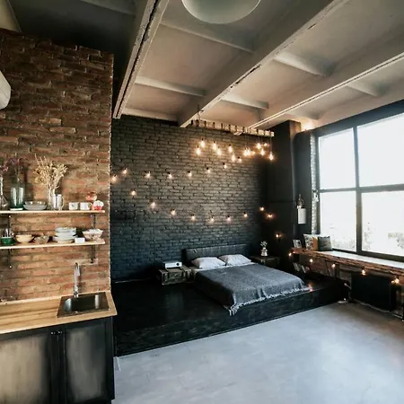 Лофт Студия С Панорамной Террасой Mykolaiv Exterior photo
