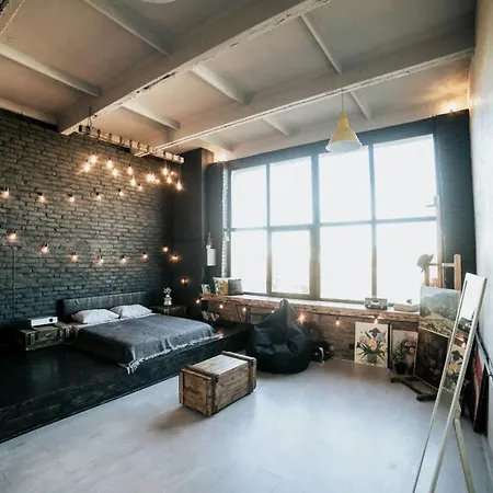 Лофт Студия С Панорамной Террасой Mykolaiv Exterior photo